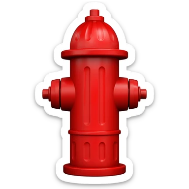 fire hydrant sticker