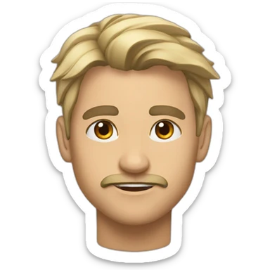 Пончик сердечко sticker