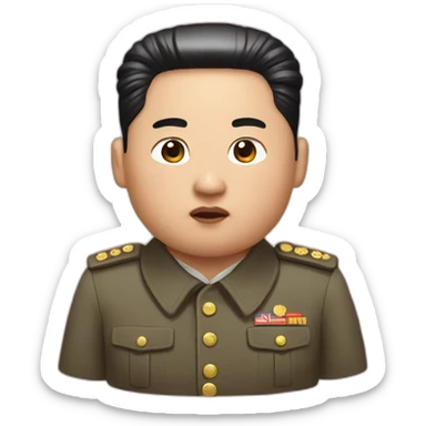 Kim Jung un sticker