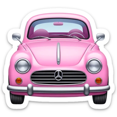 Pink car number 13 sticker