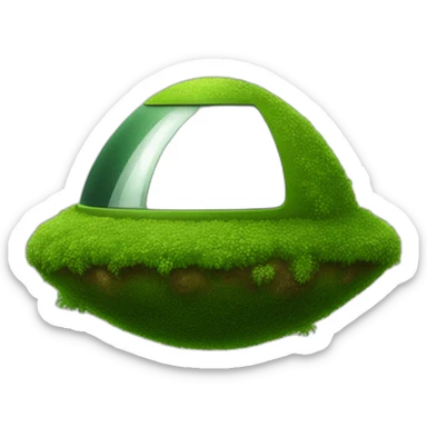 moss-green-spaceship sticker