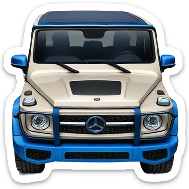 G wagon blue sticker