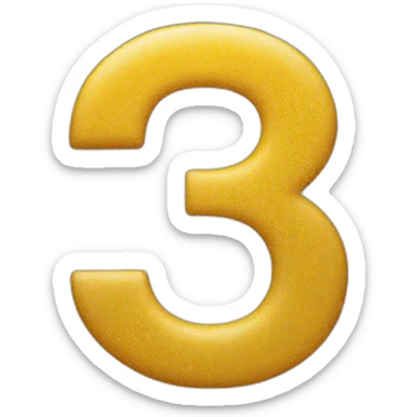 Number Symbol sticker