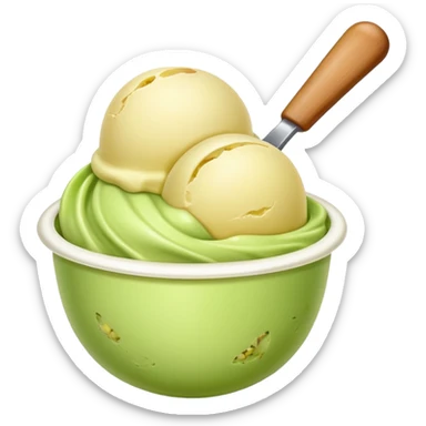 Gelato sticker