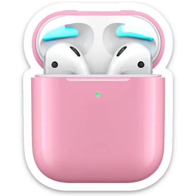 Pink Airpods sticker