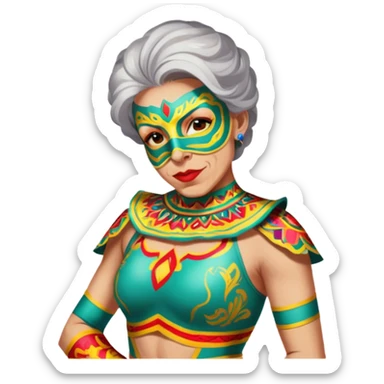 Luchador sticker