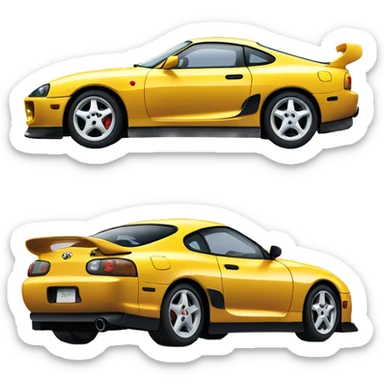 Toyota supra mk4 sticker