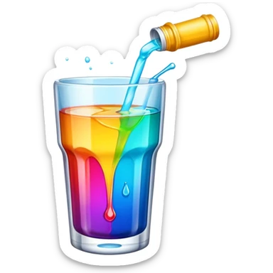 Spilled Drink sticker