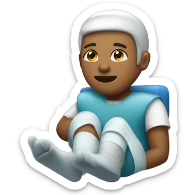 that feeling when knee surgery is tomorrow  sticker