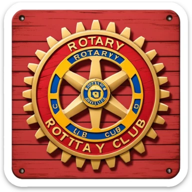 Rotary Club sign sticker