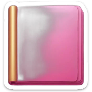 pink book sticker