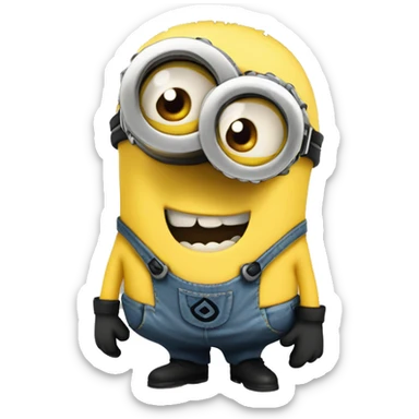 Minion despicable me sticker