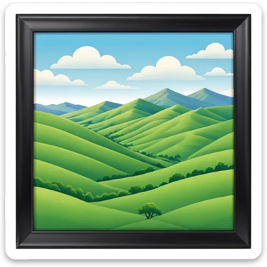 The hills of Scotland sticker