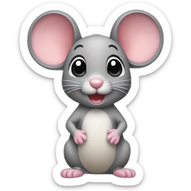 cute mouse sticker