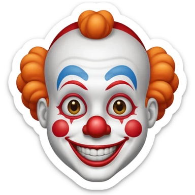 Clown feeling sexy sticker