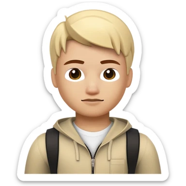 Make a Roblox noob charecter  sticker