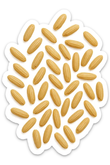 riso integrale visti dall'alto sticker