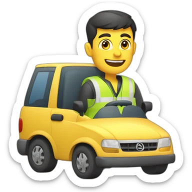 Permis de conduire sticker