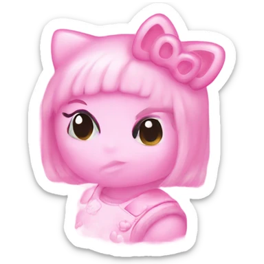 Hello kitty pink aesthetic  sticker