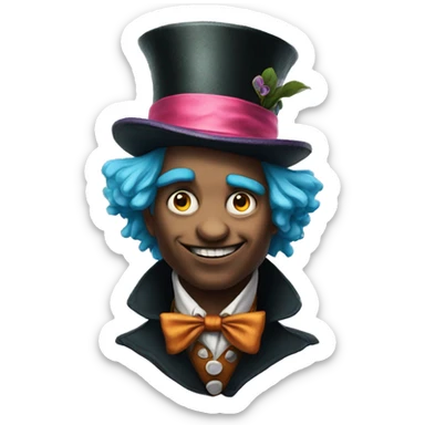 mad hatter sticker