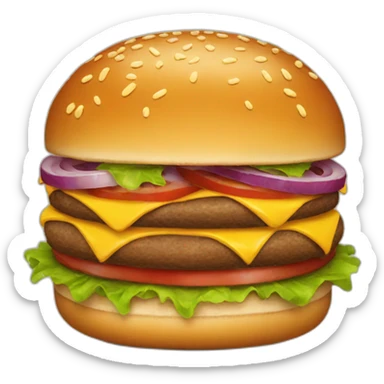 Burgers sticker