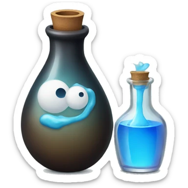 Potion with Blue liquide  sticker