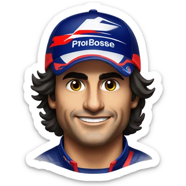 Carlos Sainz in Toro Rosso sticker