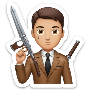 Boss with a prada weapon sticker