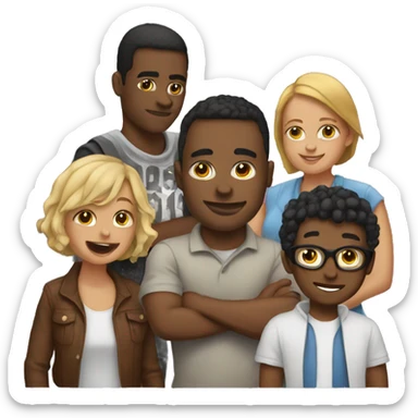 it's lit fam emoji sticker