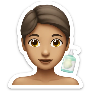 skin care girl sticker