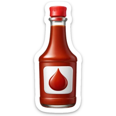 barbecue sauce bottle sticker