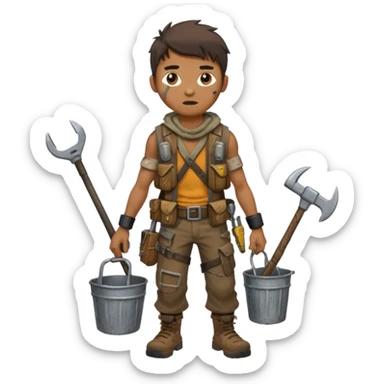 débrouille ferrailleur post apo survie loot sticker