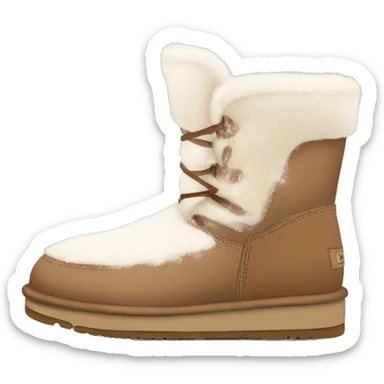 Winter beauty uggs sticker