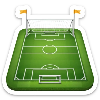 Soccer Field Objects sticker