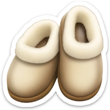Ugg slipper sticker