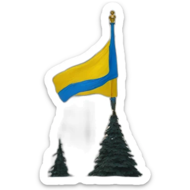 ukrainian flag moscow kremlin sticker