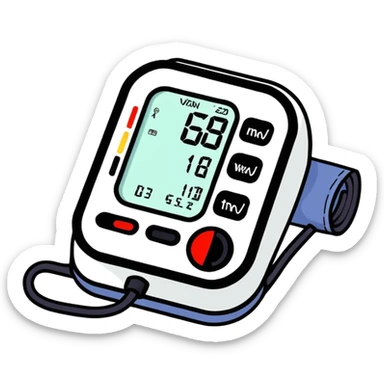 Blood pressure monitor  sticker