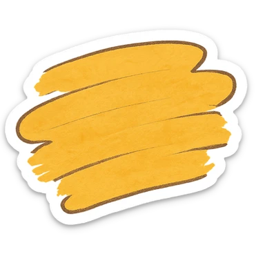 minimalist seamless yellow paint streak texture, abstract, organic, with more negative space, no background, no letters, for overlay use, inspired by the reference image sticker