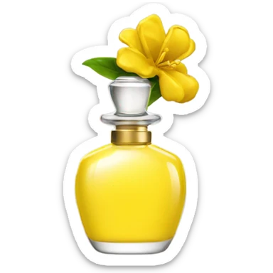 Yellow Perfum sticker