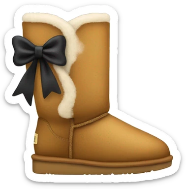 uggs with bow sticker