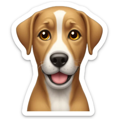 Un chien qui fait l amiur sticker