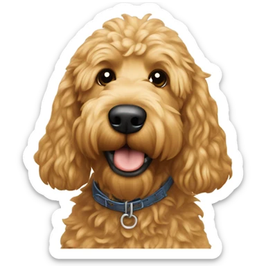 Redneck  country golden doodle  sticker