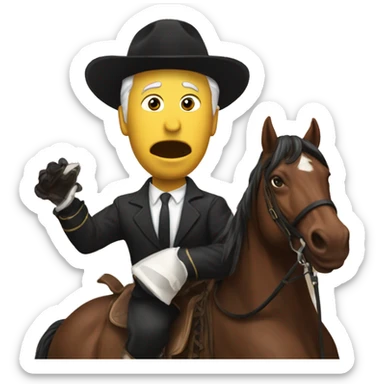 Elon reining over puppet sticker