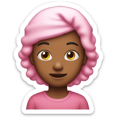 Christmas pink sticker