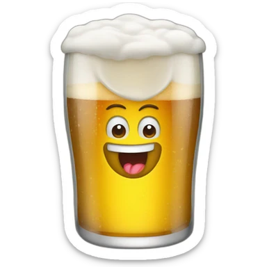 Copo de cerveja  sticker