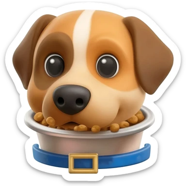 dog food sticker