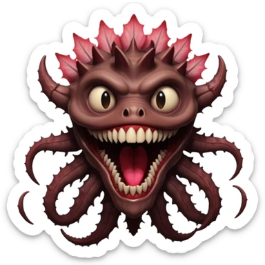 Deomgorgon from Stranger things  sticker