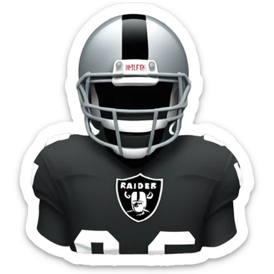 Las Vegas raiders football sticker