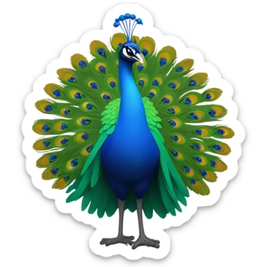 MSNBC peacock logo dead sticker