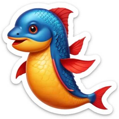 Amazon red belly piraña  sticker